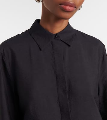 Vestido camisero de mezcla de seda | Toteme