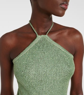 Top Liz de punto con lentejuelas | Bananhot