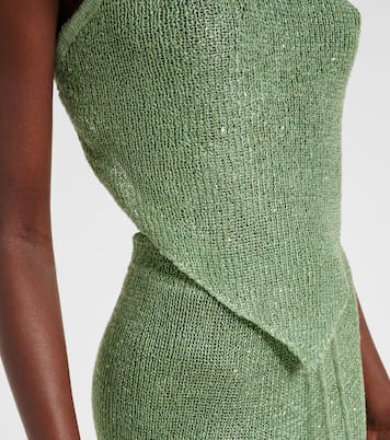 Top Liz de punto con lentejuelas | Bananhot