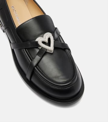 Double Heart leather loafers | Mach & Mach