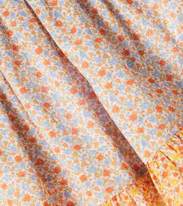 Falda Lucky de algodón floral con encaje | Zimmermann Kids