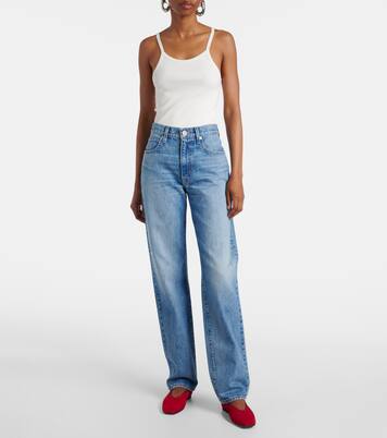 Jean droit Sophie à taille haute | Slvrlake