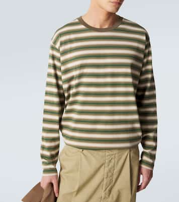 Longsleeve aus Baumwoll-Jersey | Auralee