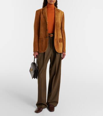 Suede blazer | Loro Piana