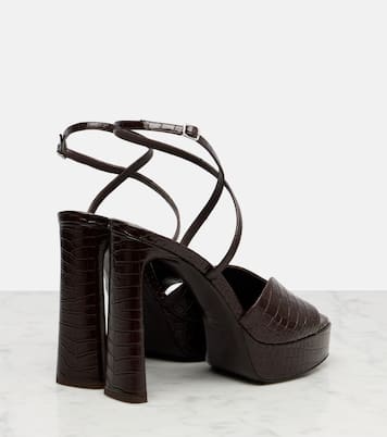 Sandalias con plataforma Karli 125 de piel | Jimmy Choo