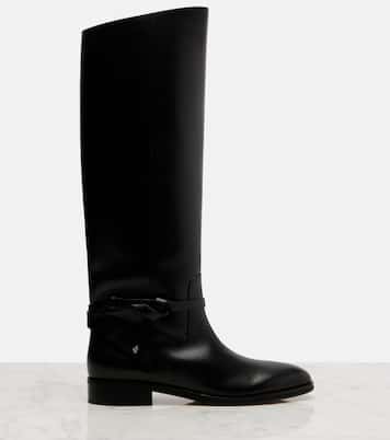 Lawton leather knee-high boots | Jimmy Choo
