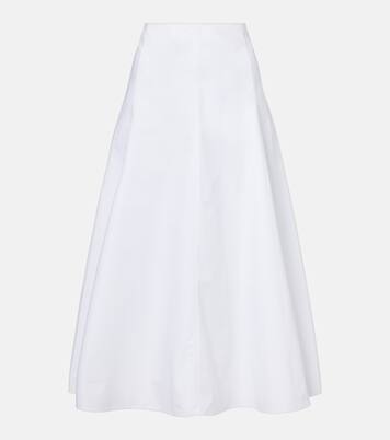 Midirock aus Baumwollpopeline | Jacquemus