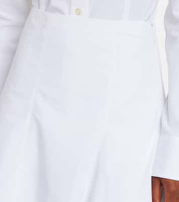 Midirock aus Baumwollpopeline | Jacquemus