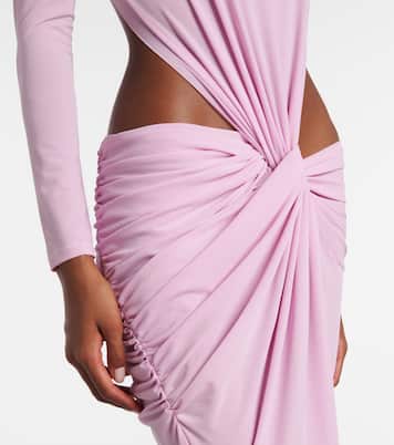 Gathered crêpe jersey gown | Alex Perry