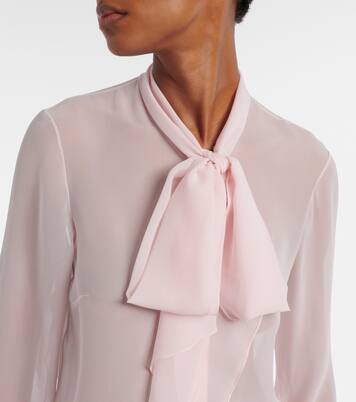 Shildon tie-neck silk blouse | Gabriela Hearst