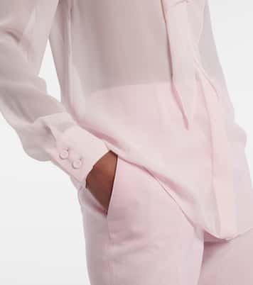 Shildon tie-neck silk blouse | Gabriela Hearst