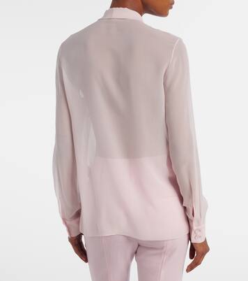 Shildon tie-neck silk blouse | Gabriela Hearst