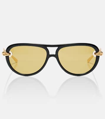 Gafas de sol de aviador Knot  | Bottega Veneta