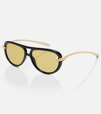 Gafas de sol de aviador Knot  | Bottega Veneta