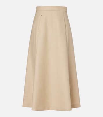 Virgin wool midi skirt | Moncler