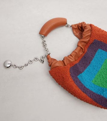 Verzierte Tote Bag Squeeze Mini aus Leder | Loewe