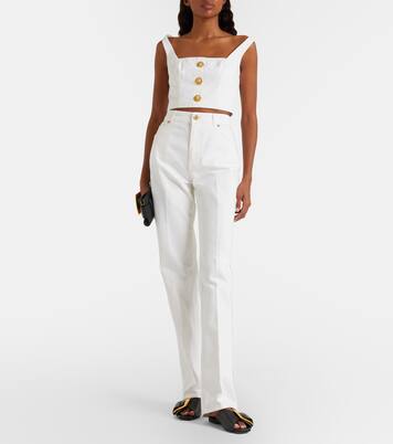 High-Rise Straight Jeans | Balmain