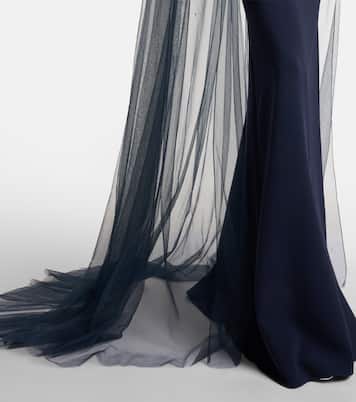 Zadie caped embellished gown | Jenny Packham