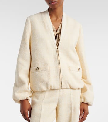 Checked cotton-blend tweed jacket | Gucci