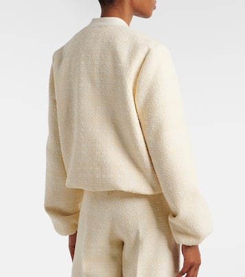 Checked cotton-blend tweed jacket | Gucci