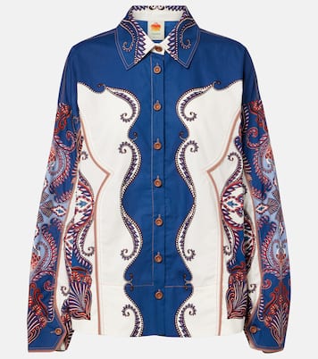 Chemise Arabesque Scarf imprimée en coton | Farm Rio