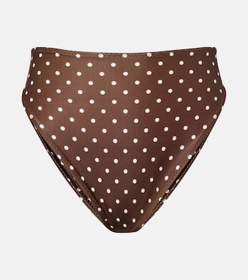 Polka-dot high-rise bikini bottoms | Same