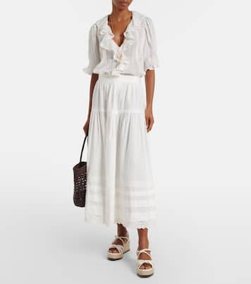 Nyra 브레이디드 레더 에스파드리유 웨지 슈즈 | Jimmy Choo