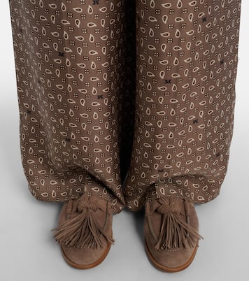 Freddie suede loafers | Aquazzura