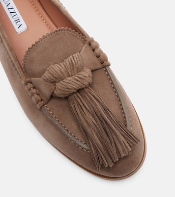 Freddie suede loafers | Aquazzura