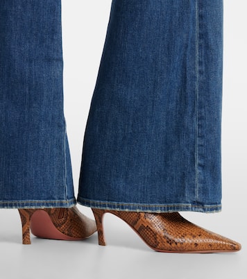 Ankle Boots Jamie aus Leder | Amina Muaddi