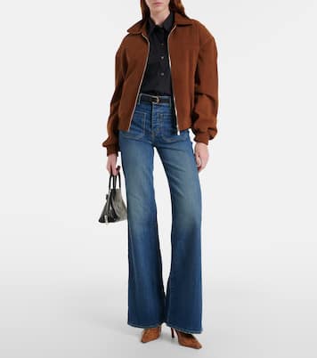 Ankle Boots Jamie aus Leder | Amina Muaddi