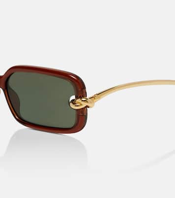 Knot rectangular sunglasses | Bottega Veneta