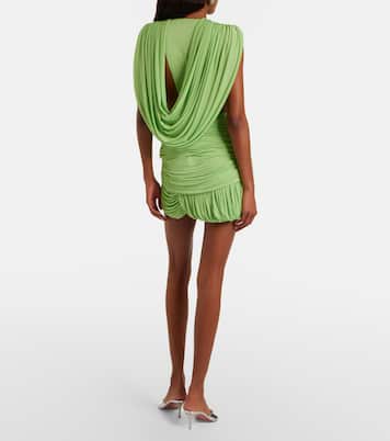 Verzierter Minirock aus Jersey | Christopher Esber