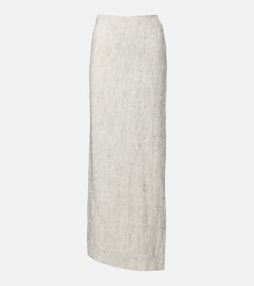 Linen and silk maxi skirt | The Row