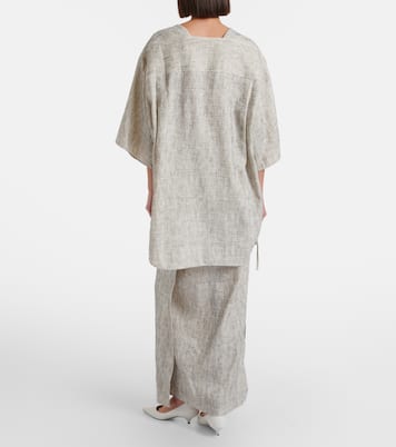 Linen and silk maxi skirt | The Row