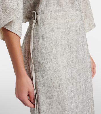 Linen and silk maxi skirt | The Row