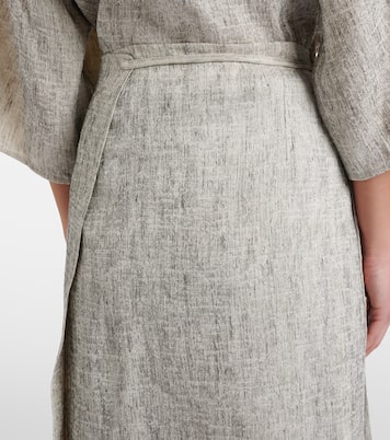 Linen and silk maxi skirt | The Row