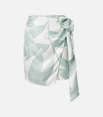 Strano printed silk twill miniskirt | Max Mara