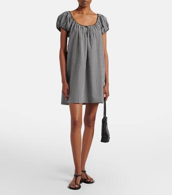 Vestido corto Julia de popelín de algodón | Dôen