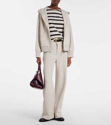 Brioso cotton-blend wide-leg pants | 'S Max Mara