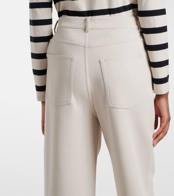 Brioso cotton-blend wide-leg pants | 'S Max Mara