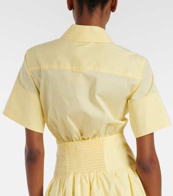 Sabrina cotton-blend crop top | Simkhai