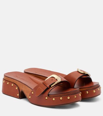 Alight leather mules | Zimmermann