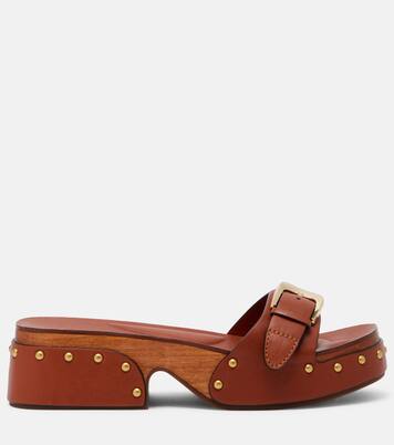 Alight leather mules | Zimmermann