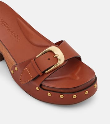 Alight leather mules | Zimmermann