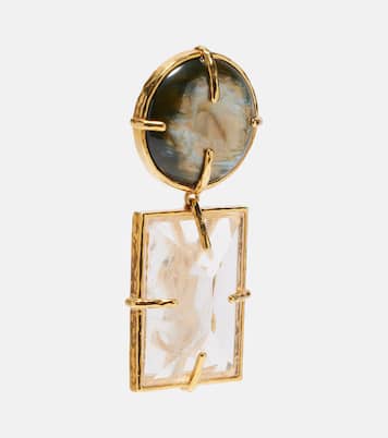 Cassandre clip-on earrings | Saint Laurent