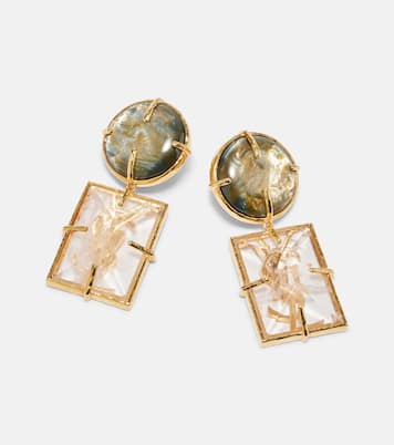 Cassandre clip-on earrings | Saint Laurent