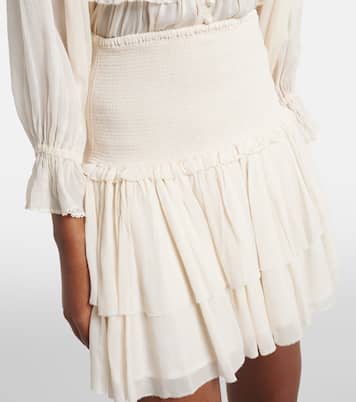 Farrah tiered miniskirt | Poupette St Barth