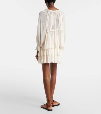 Farrah tiered miniskirt | Poupette St Barth