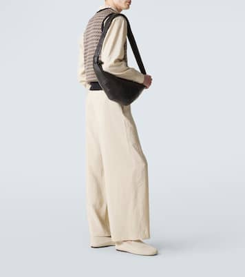 Croissant Medium leather shoulder bag | Lemaire